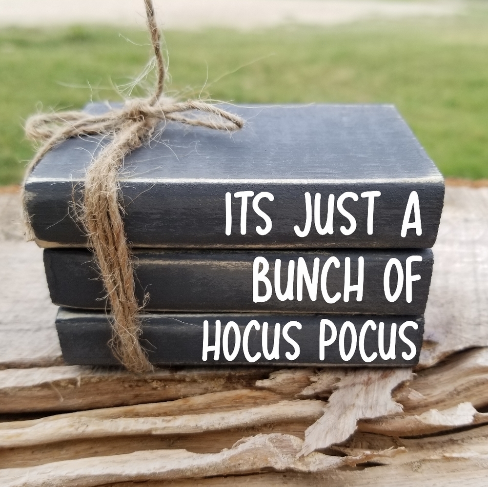 Mini wood books